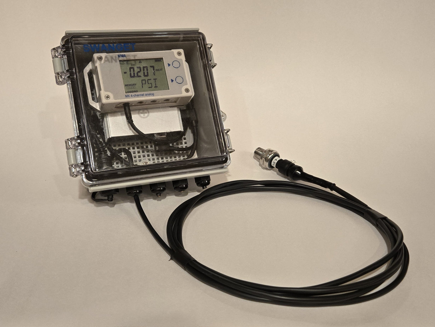 Pressure Sensor, Battery and Waterproof Box | Wheat Cent