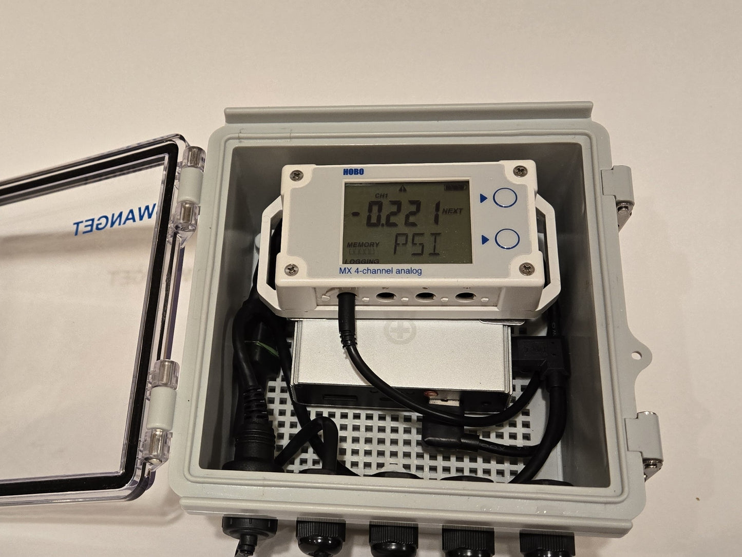 Pressure Sensor, Battery and Waterproof Box | Wheat Cent